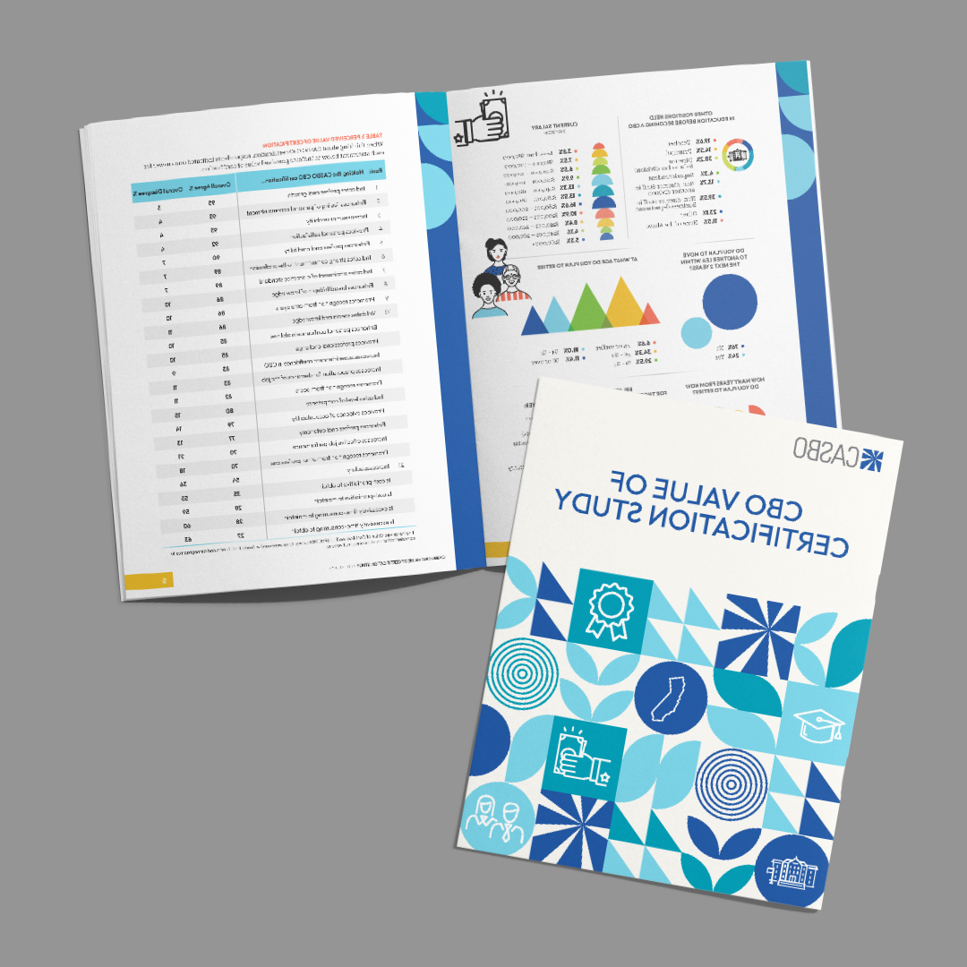 CASBO CBO Value of Certification Study graphic